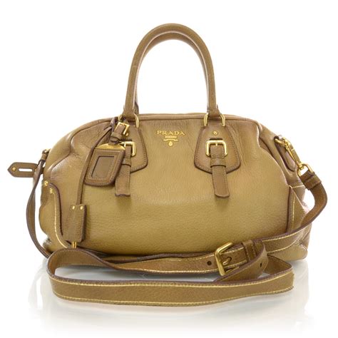 Prada Cervo Antik Bowler Bag 